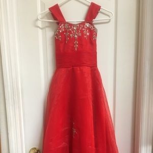 Red Pageant Dress